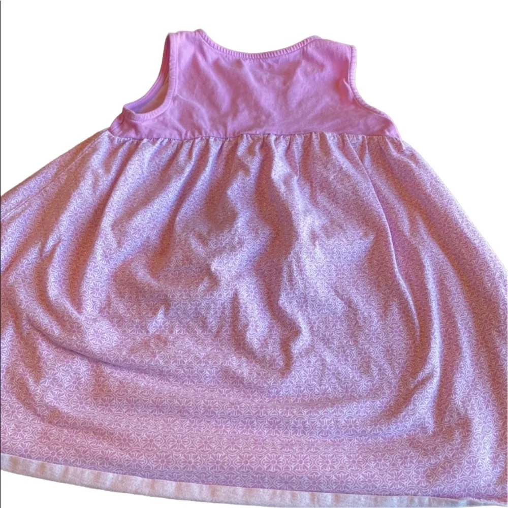 Gymboree Pink and White Toddler Floral Embroidered Dress
